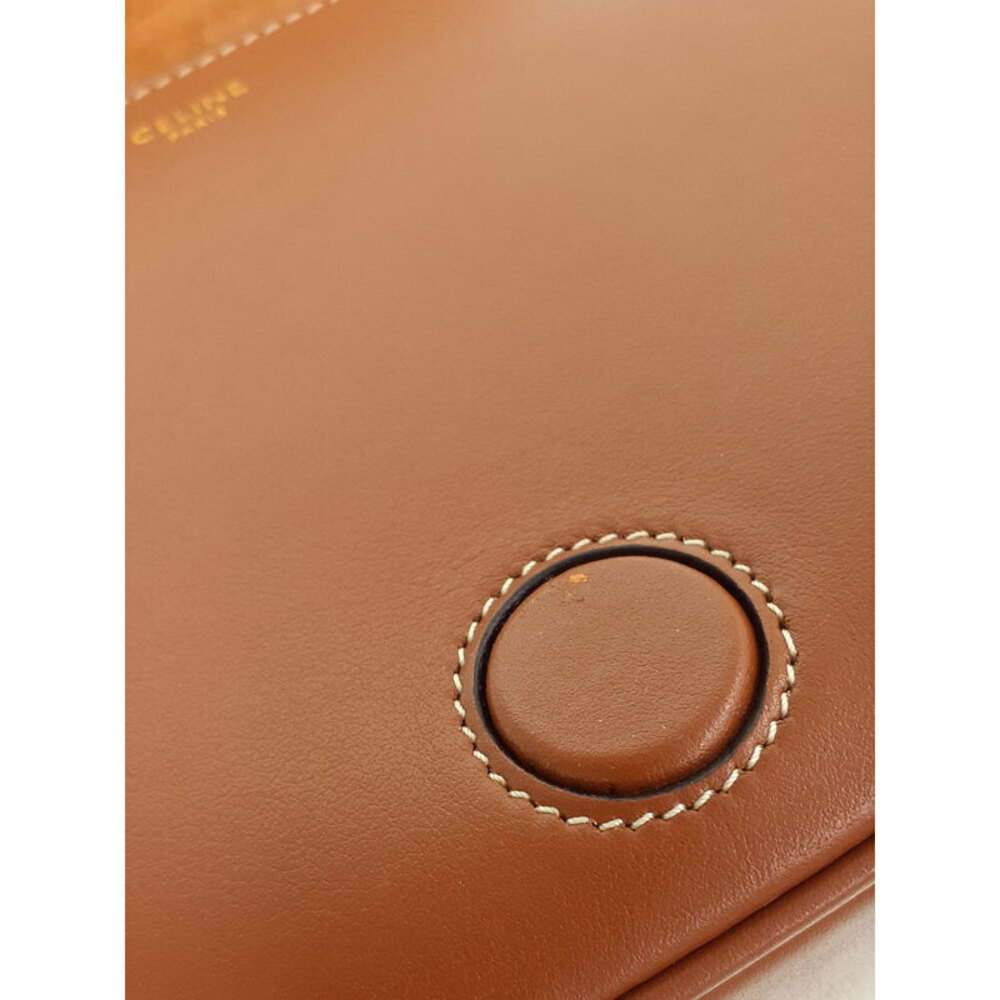 Celine Cuir Triomphe Folco Shoulder Bag - Picture 6 of 9